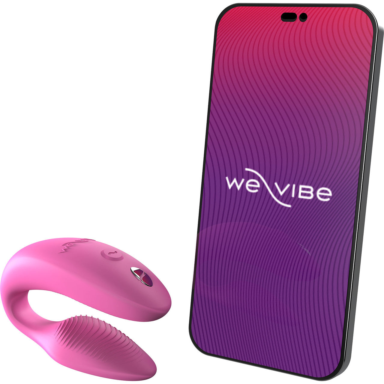 We-Vibe Sync Rechargeable Silicone Remote & App Controlled Couples Vibrator - Dusty Pink