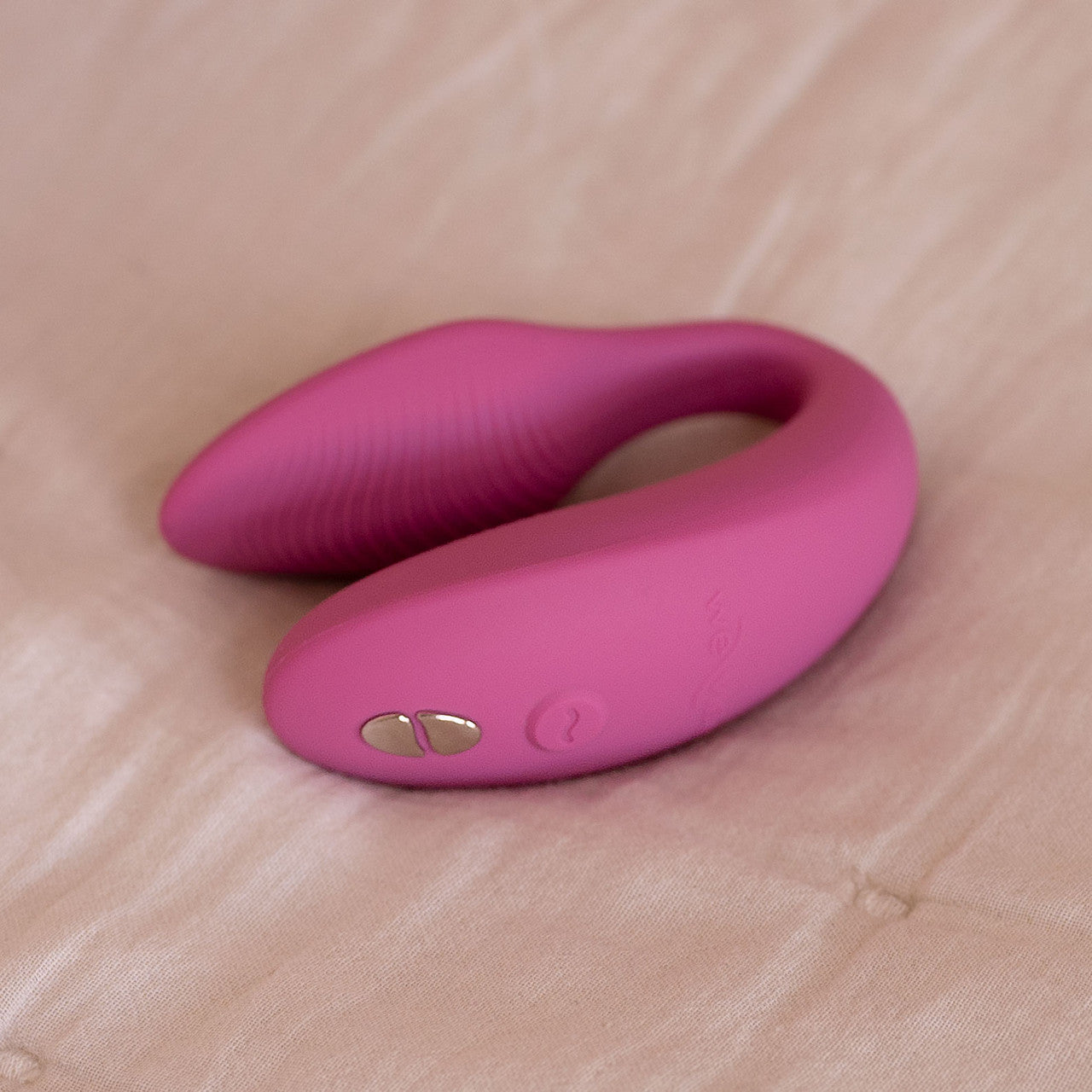 We-Vibe Sync Rechargeable Silicone Remote & App Controlled Couples Vibrator - Dusty Pink