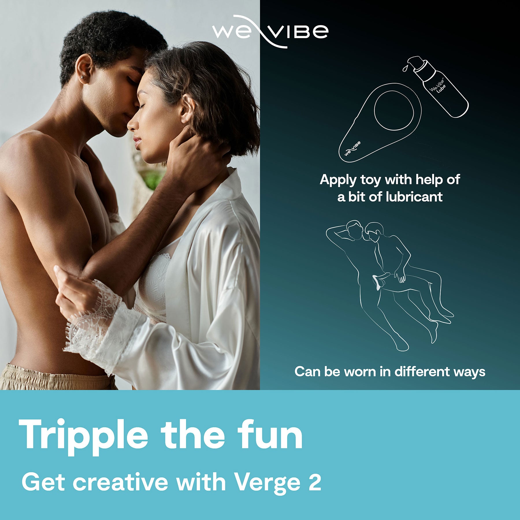 We-Vibe Verge 2 Vibrating Silicone Rechargeable Penis Ring We-Vibe Verge 2 Vibrating Silicone Rechargeable Penis Ring
