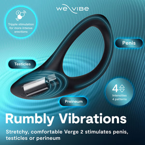 We-Vibe Verge 2 Vibrating Silicone Rechargeable Penis Ring