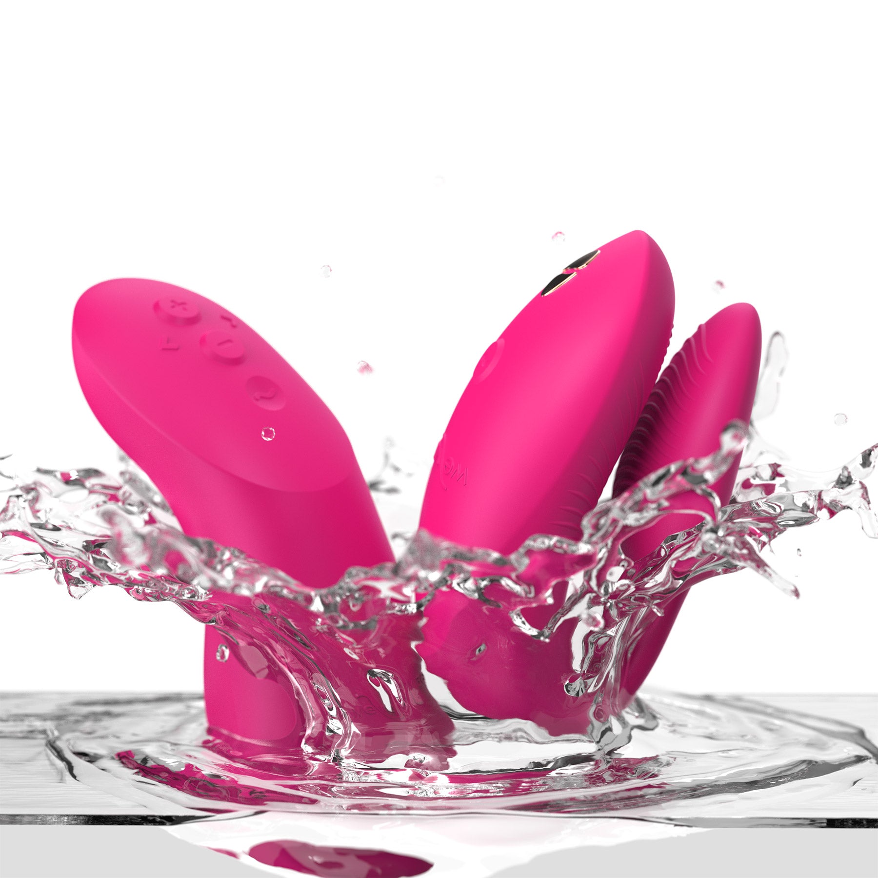 We-Vibe Chorus Pro Premium Remote & App Controlled Couples Vibrator - Electric Pink