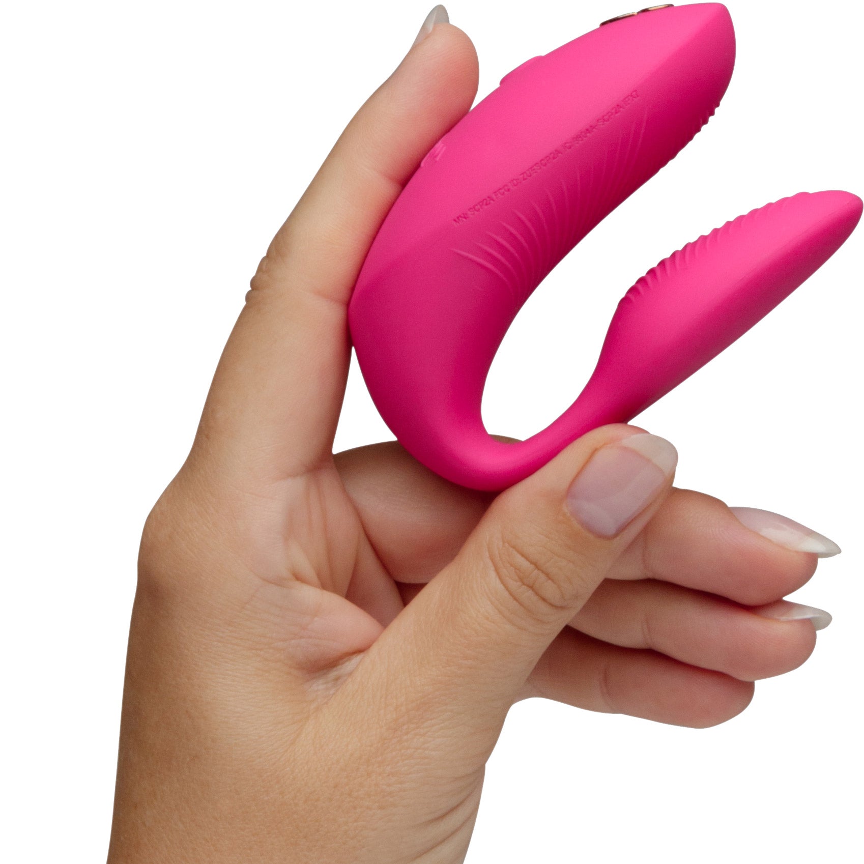 We-Vibe Chorus Pro Premium Remote & App Controlled Couples Vibrator - Electric Pink