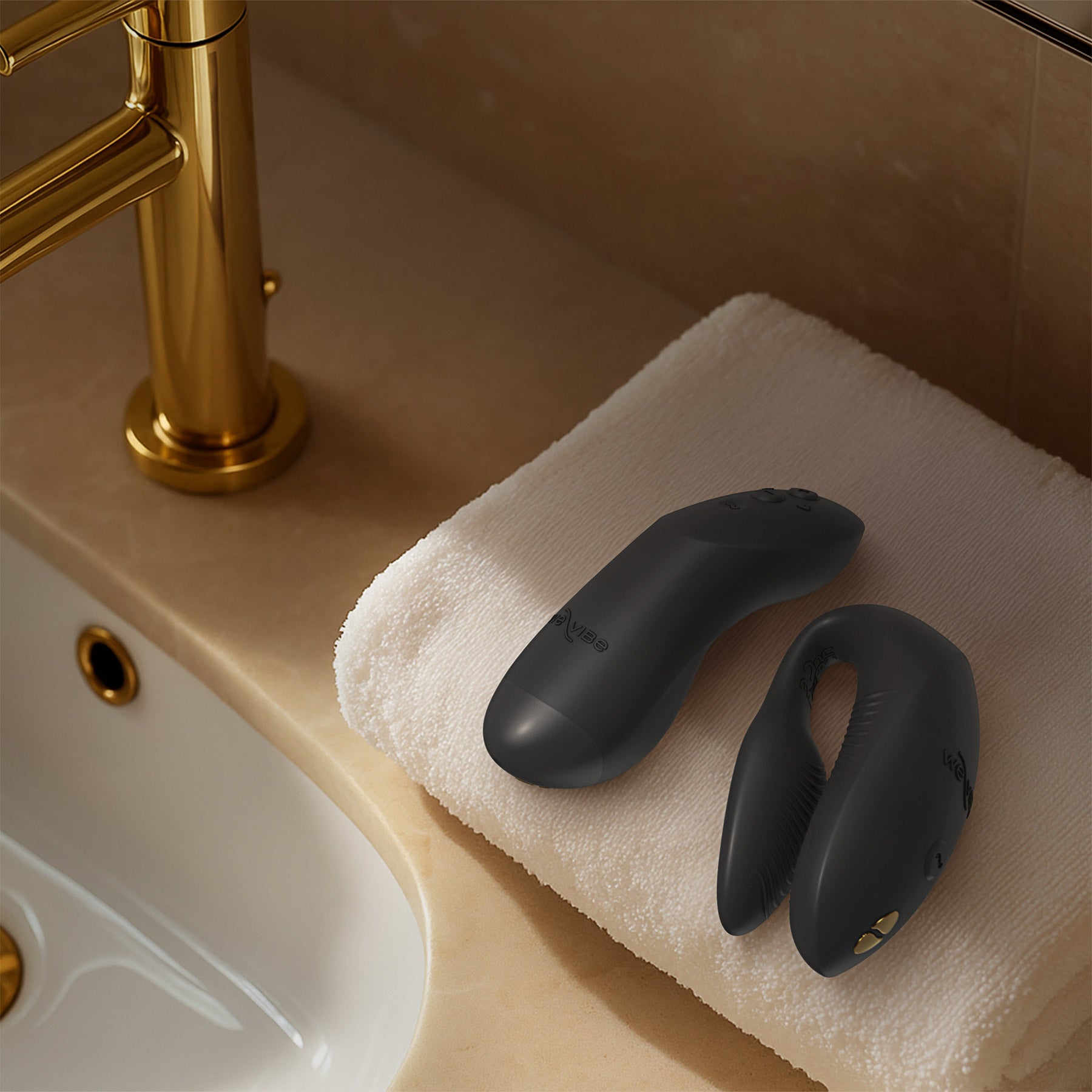 We-Vibe Chorus Pro Premium Remote & App Controlled Couples Vibrator - Satin Black