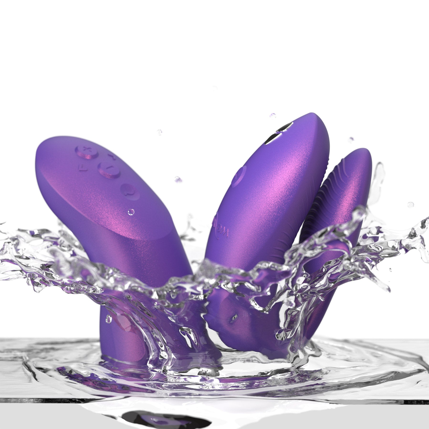 We-Vibe Chorus Pro Premium Remote & App Controlled Couples Vibrator - Cosmic Purple