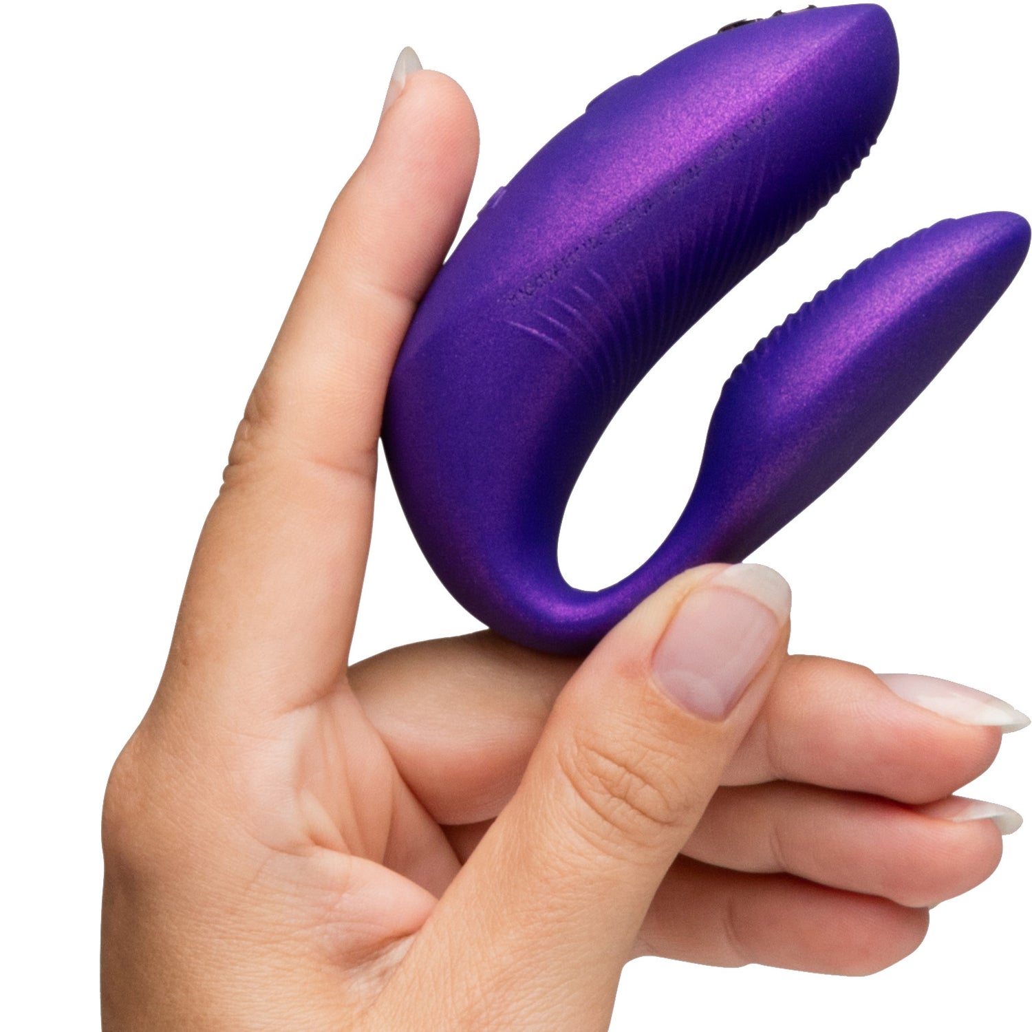 We-Vibe Chorus Pro Premium Remote & App Controlled Couples Vibrator - Cosmic Purple