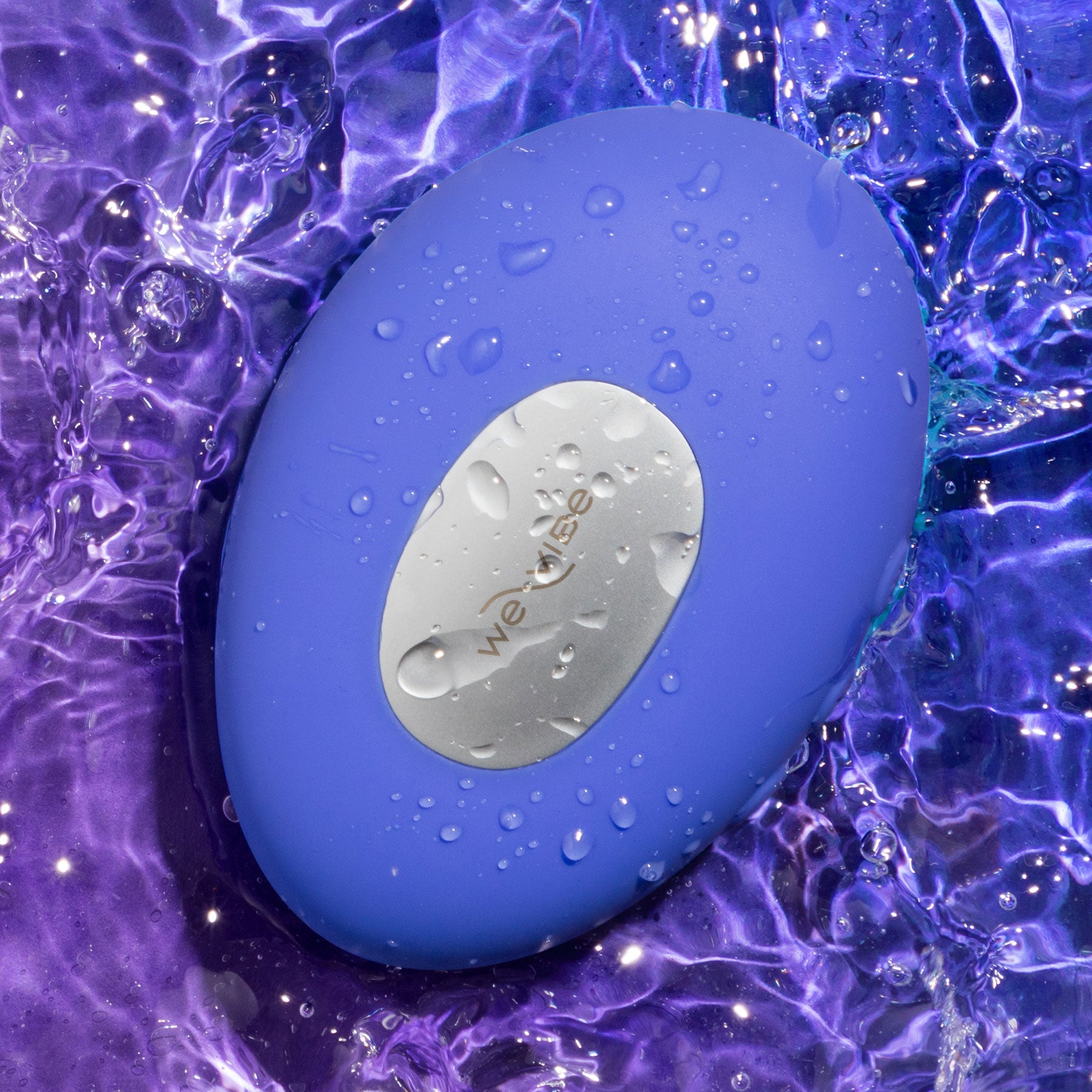 Temp By We-Vibe Heating & Cooling Rechargeable Silicone Lay-On Vibrator - Lavender