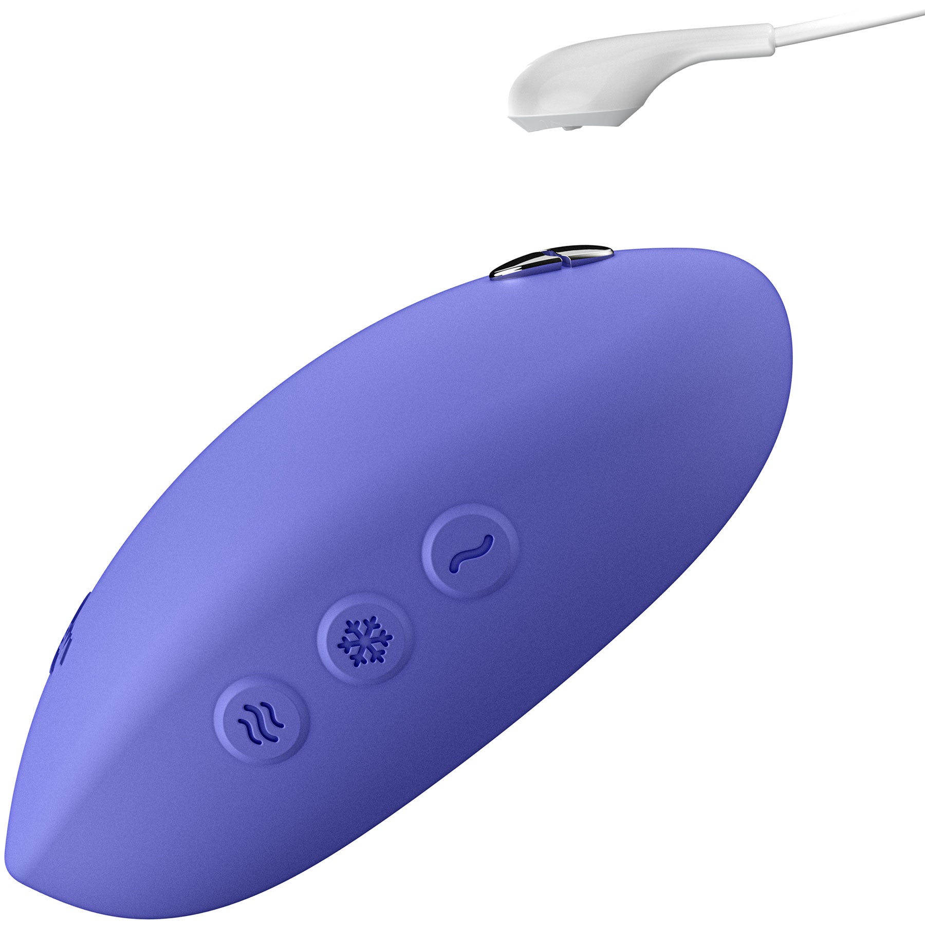 Temp By We-Vibe Heating & Cooling Rechargeable Silicone Lay-On Vibrator - Lavender