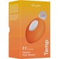 Temp By We-Vibe Heating & Cooling Rechargeable Silicone Lay-On Vibrator - Tangerine