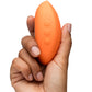 Temp By We-Vibe Heating & Cooling Rechargeable Silicone Lay-On Vibrator - Tangerine