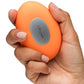 Temp By We-Vibe Heating & Cooling Rechargeable Silicone Lay-On Vibrator - Tangerine
