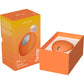 Temp By We-Vibe Heating & Cooling Rechargeable Silicone Lay-On Vibrator - Tangerine