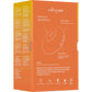 Temp By We-Vibe Heating & Cooling Rechargeable Silicone Lay-On Vibrator - Tangerine
