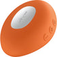 Temp By We-Vibe Heating & Cooling Rechargeable Silicone Lay-On Vibrator - Tangerine