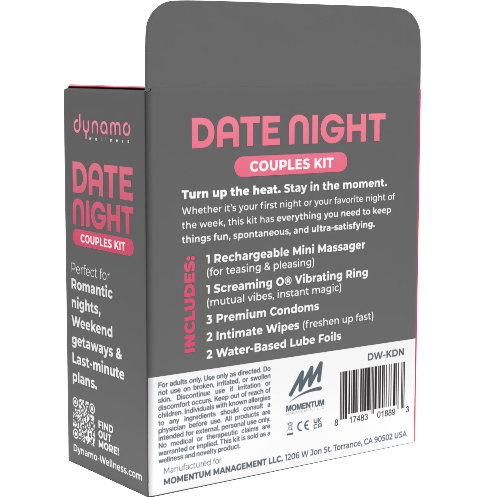 Dynamo Wellness Date Night Intimacy Kit