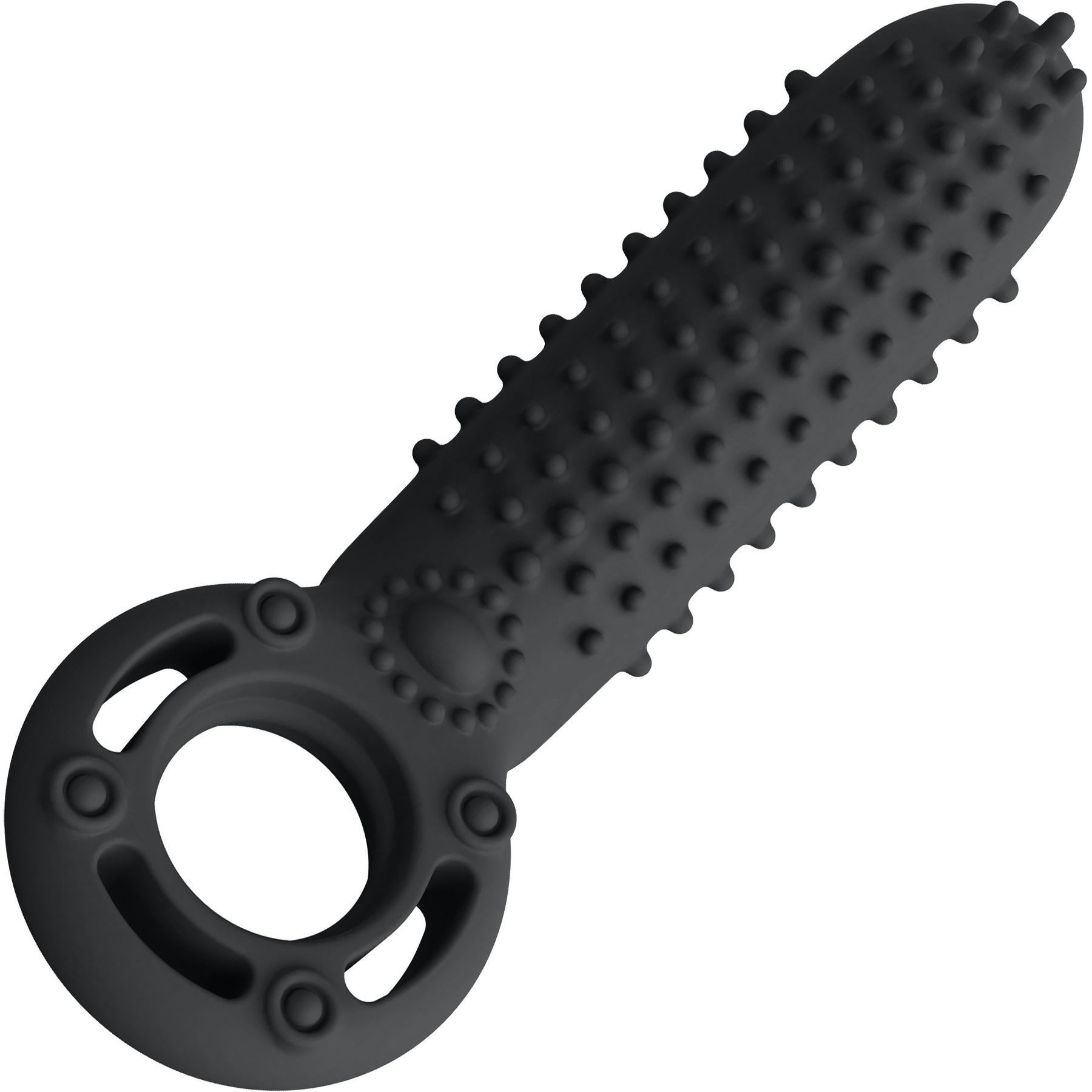 OYeah Rechargeable Rideable Vibrating Ring By Screaming O - Black
