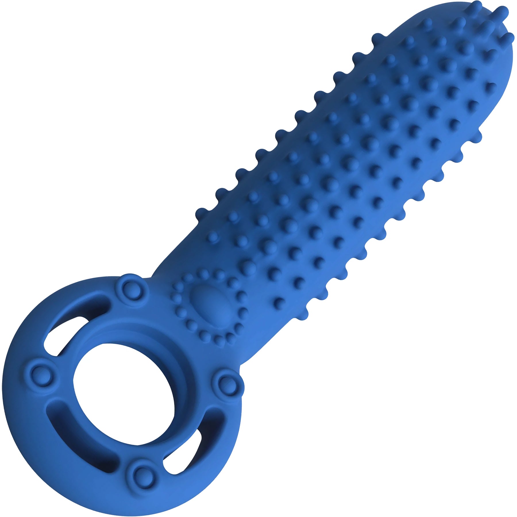 OYeah Rechargeable Rideable Vibrating Ring By Screaming O - Blue