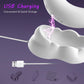 Happy Moon Pleasure Air Clitoral Stimulator With G-Spot Vibrator By Pleasure Engine - Purple