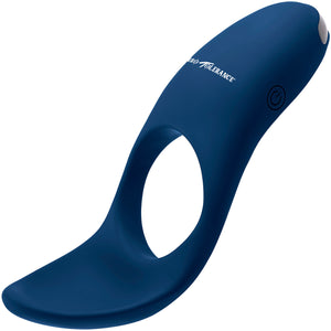 Zero Tolerance Cup Em Vibrating Waterproof Rechargeable Silicone Cock Ring - Blue