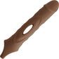 Zero Tolerance Big Boy Extender Rechargeable Silicone Penis Extension With Remote - Chocolate