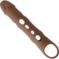 Zero Tolerance Big Boy Extender Rechargeable Silicone Penis Extension With Remote - Chocolate