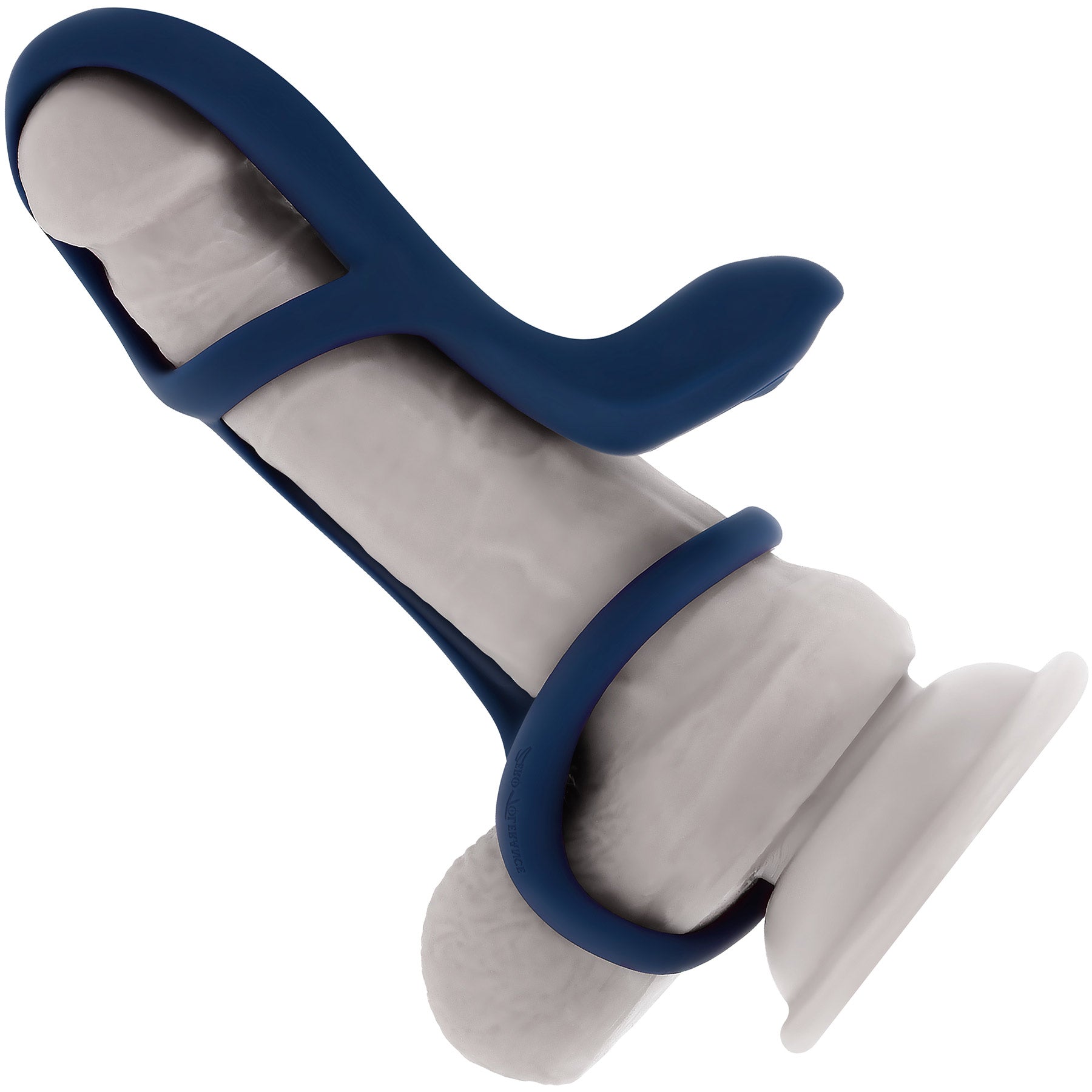 Zero Tolerance Big Time Rechargeable Silicone Vibrating Penis Extension With Remote