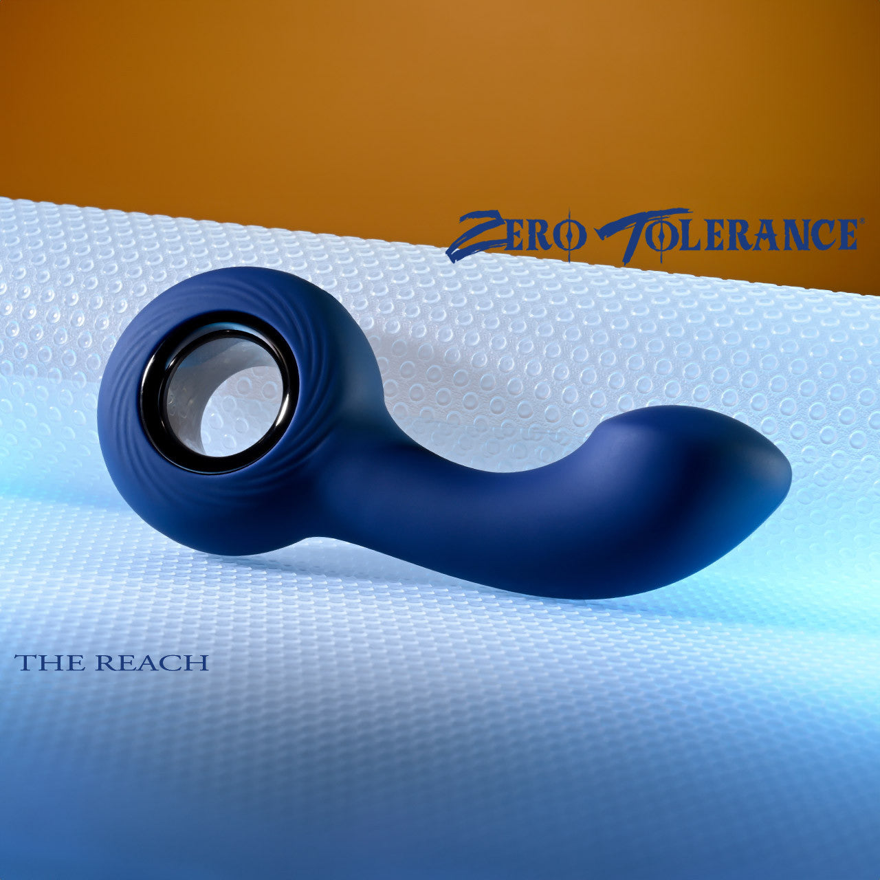 Zero Tolerance The Reach Rechargeable Waterproof Silicone G-Spot & P-Spot Vibrator With Ring Handle