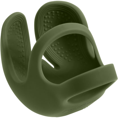 Zero Tolerance Nutty Buddy Rechargeable Silicone Dual Cock Ring With Vibrating Ball Cup