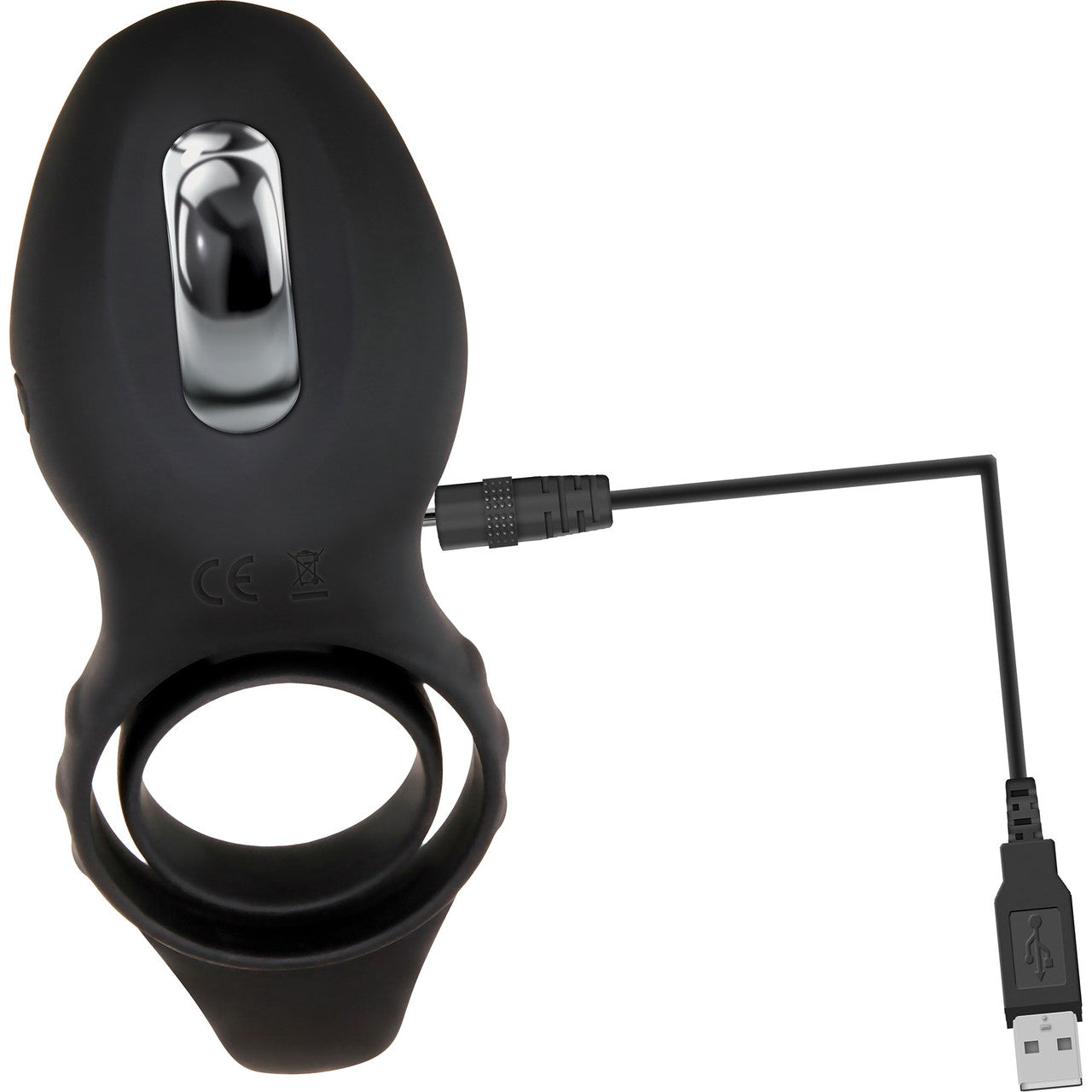 Zero Tolerance Mr. Flicker Vibrating Silicone Rechargeable Cock Ring With Flickering Tongue