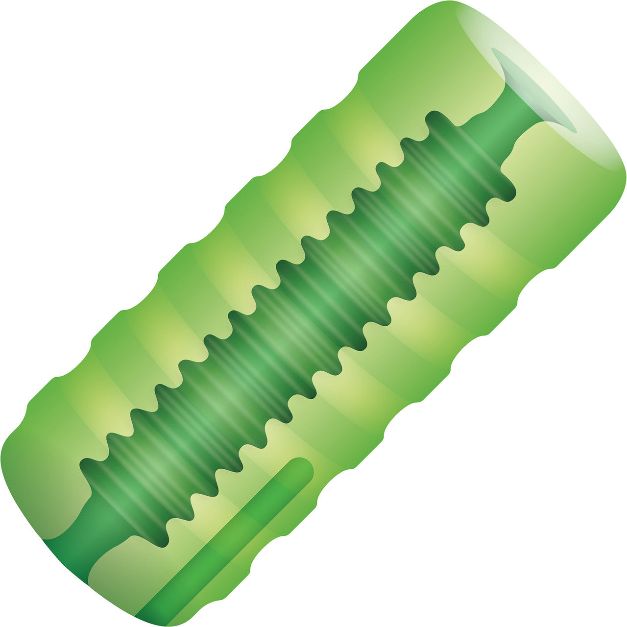 ZOLO Original Squeezable Ribbed Texture Vibrating Stroker Penis Masturbator