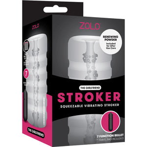 ZOLO The Girlfriend Squeezable Realistic Channel Vibrating Stroker Penis Masturbator