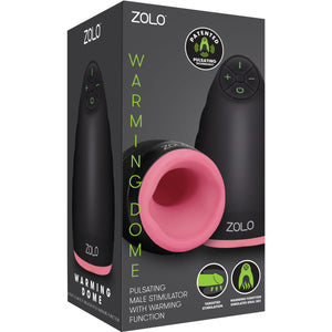 ZOLO Warming Dome Rechargeable Vibrating Penis Masturbator