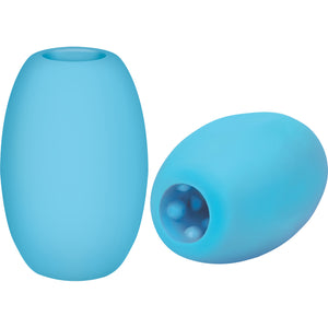 ZOLO Squeezable Mini Bubble Stroker Penis Masturbator - Blue