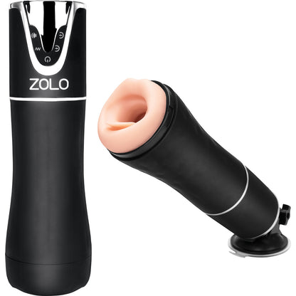 ZOLO Automatic Blowjob Rechargeable Vibrating Penis Masturbator