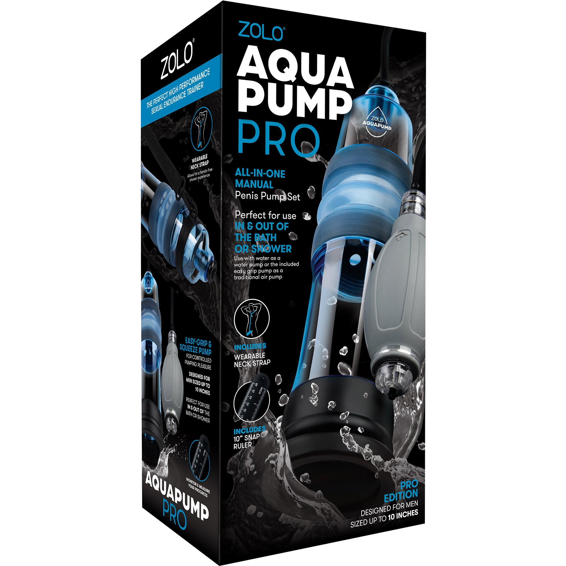 ZOLO Aquapump Pro Silicone Penis Pump