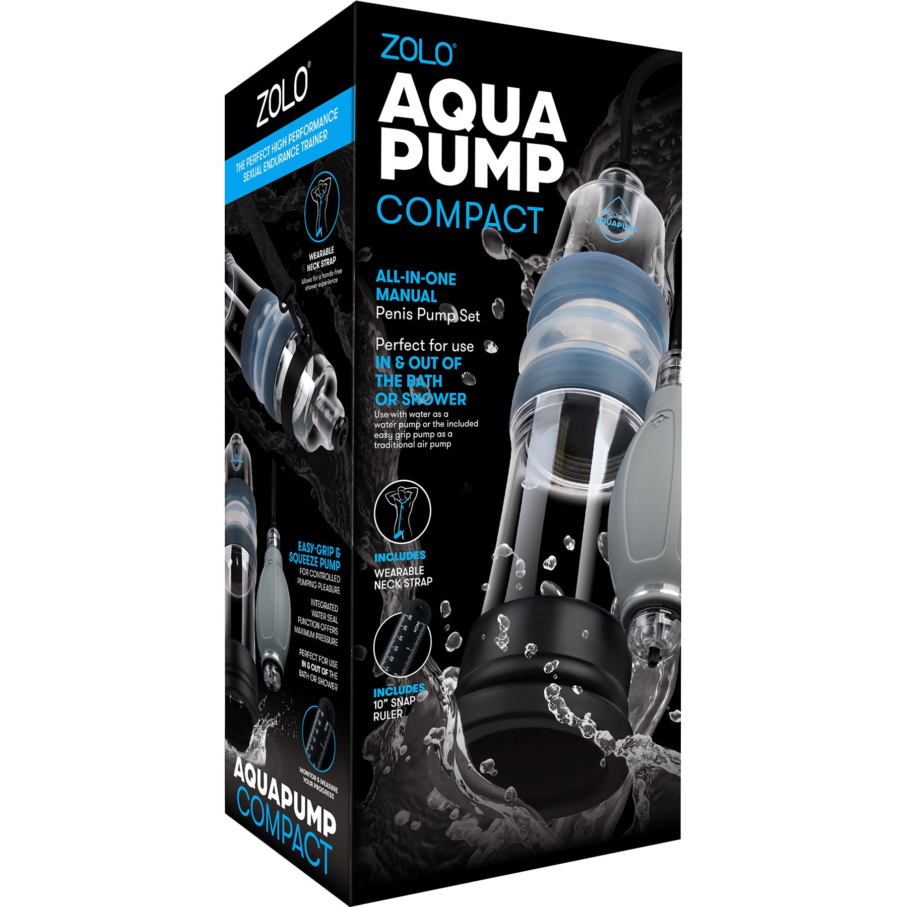 ZOLO Aquapump Compact Silicone Penis Pump