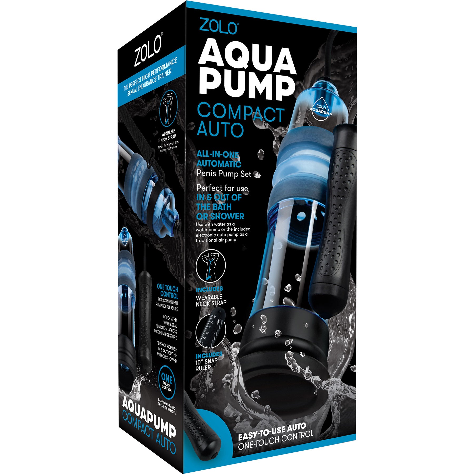 ZOLO Aquapump Compact Auto Silicone Penis Pump