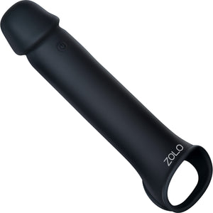 Zolo Vibrating Silicone 8" Rechargeable Penis Extender With Remote