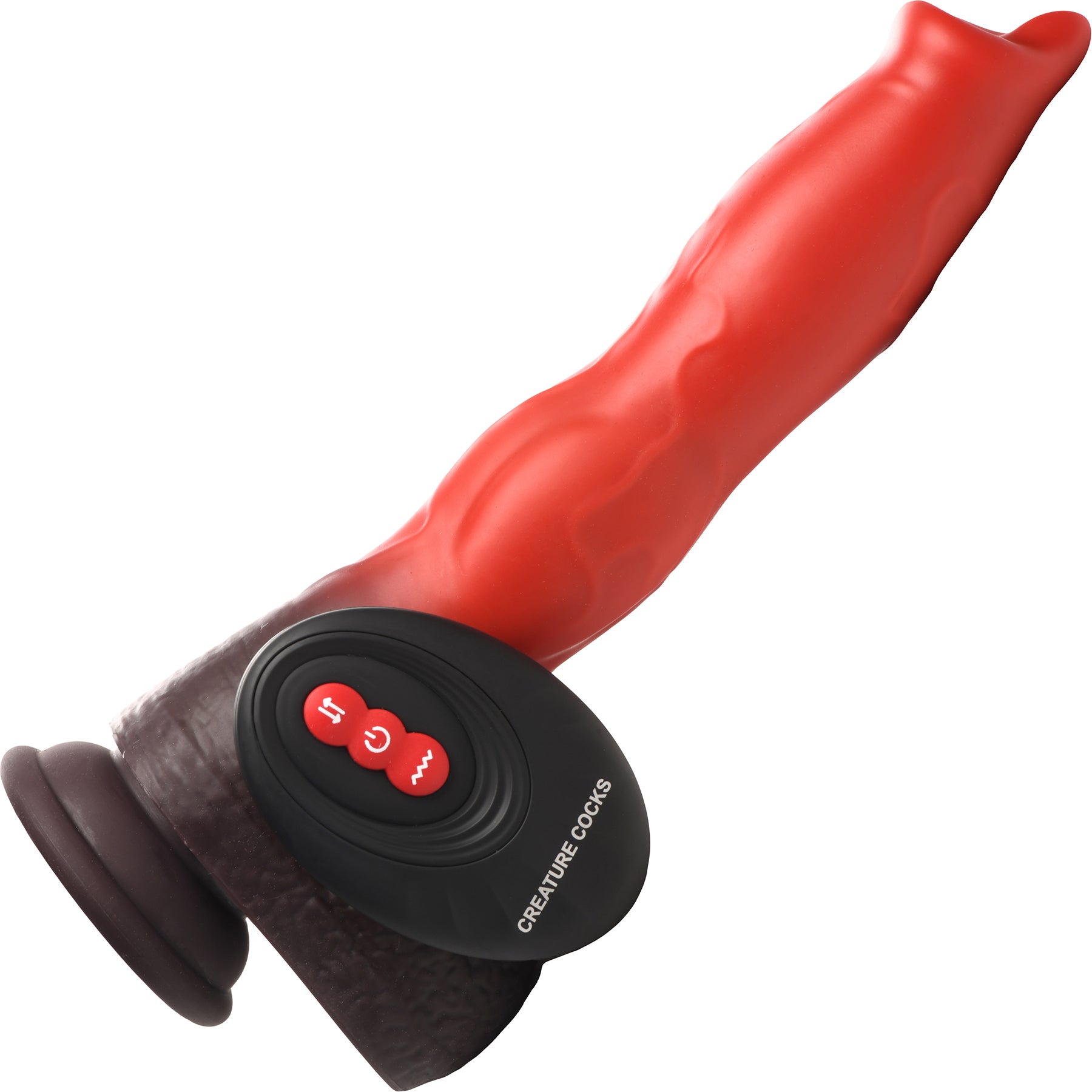 Ramming Hound Thrusting & Vibrating Rechargeable Silicone Dildo By Creature Cocks