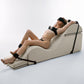 Liberator Bondage Aria Convertible Sex Chaise & End Of Bed Bench - Microvelvet Bone Ivory
