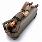 Liberator Bondage Aria Convertible Sex Chaise & End Of Bed Bench - Microvelvet Platinum Gray