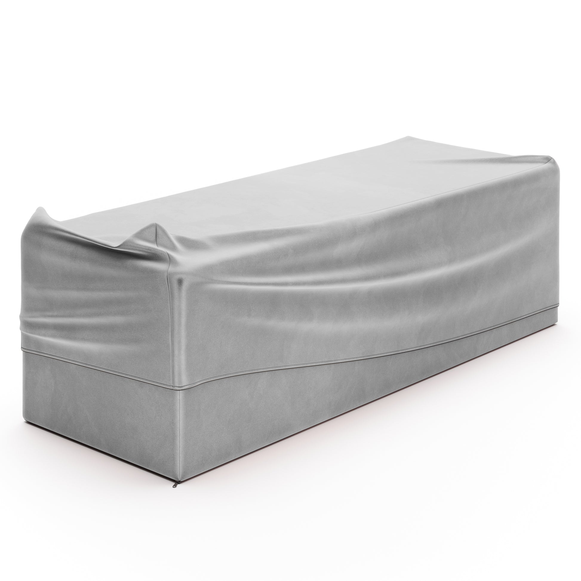 Liberator Bondage Aria Convertible Sex Chaise & End Of Bed Bench - Microvelvet Platinum Gray