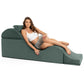 Liberator Aria Convertible Sex Chaise & End Of Bed Bench - Microvelvet Deep Green