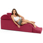 Liberator Aria Convertible Sex Chaise & End Of Bed Bench - Microvelvet Merlot