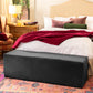 Liberator Aria Convertible Sex Chaise & End Of Bed Bench - Microvelvet Black