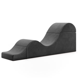 Liberator Aria Convertible Sex Chaise & End Of Bed Bench - Microvelvet Black