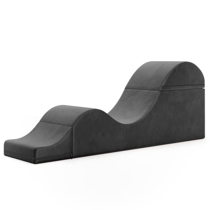 Liberator Aria Convertible Sex Chaise & End Of Bed Bench - Microvelvet Black