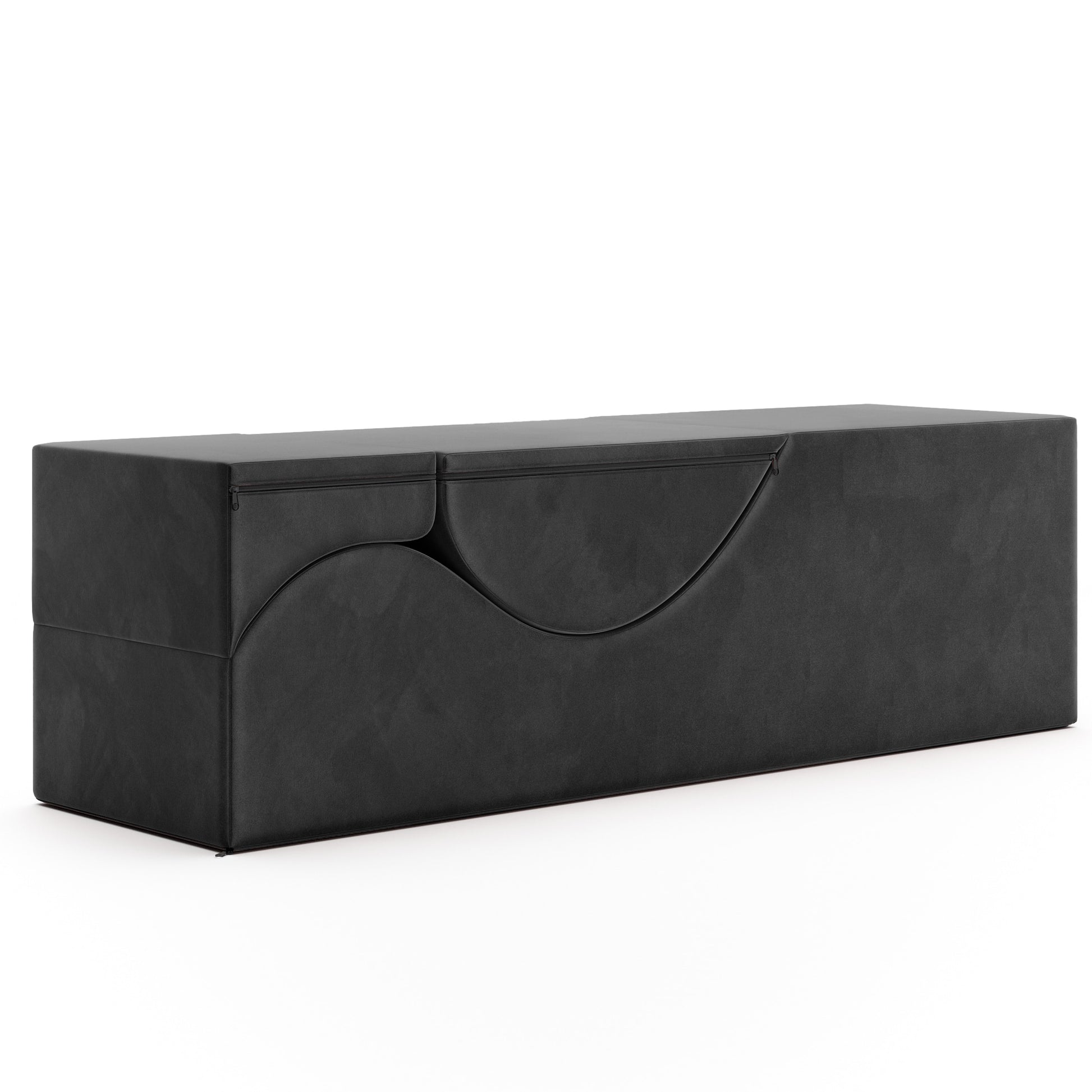 Liberator Aria Convertible Sex Chaise & End Of Bed Bench - Microvelvet Black