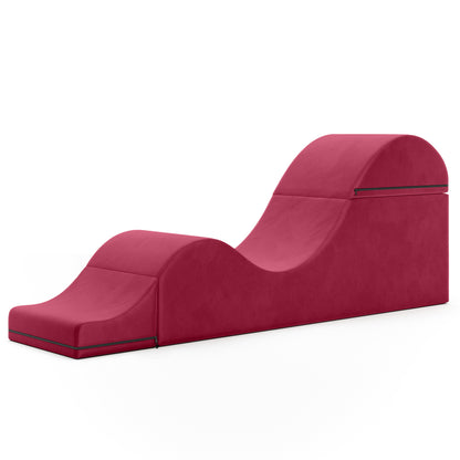 Liberator Aria Convertible Sex Chaise & End Of Bed Bench - Microvelvet Merlot