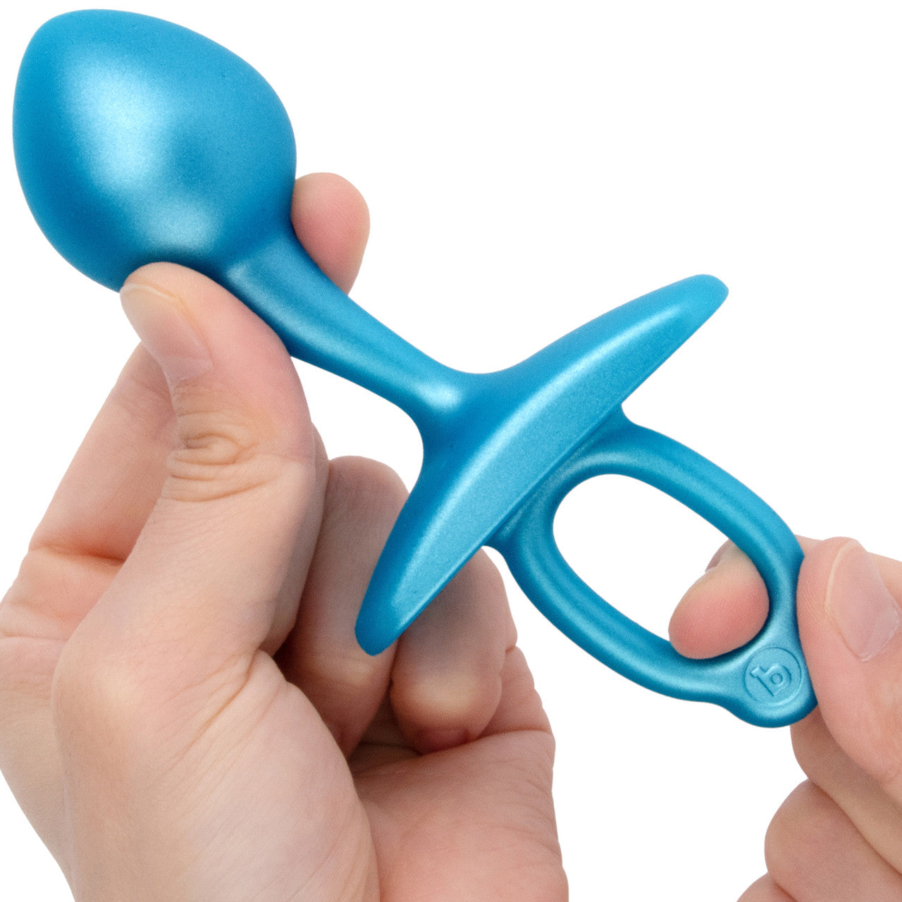 b-Vibe Butties Bulb Silicone Prostate Plug - Blue