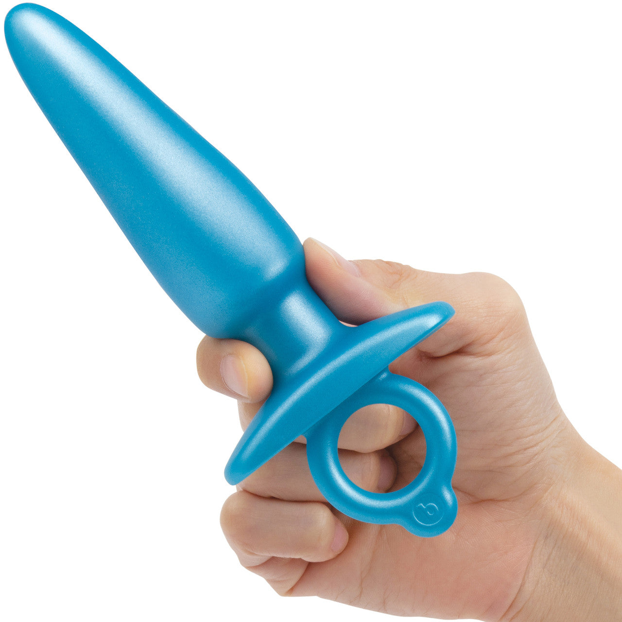 b-Vibe Butties Sleek Tapered Silicone Anal Plug - Blue b-Vibe Butties Sleek Tapered Silicone Anal Plug - Blue
